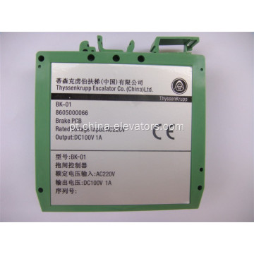 Controlador de freio 8605000068 BK-01 para escadas rolantes ThyssenKrupp